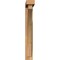 Ekena Millwork Thorton Block Rough Sawn Bracket w/ Offset Brace, Western Red Cedar, 4"W x 18"D x 30"H BKT0402X18X30THR05RWR - alternate 2